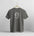 Gray t-shirt with 'New Jersey' graphic on a hanger against a light gray background