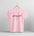 Pink t-shirt with 'jersey girl' text and New Jersey outline on a gray background
